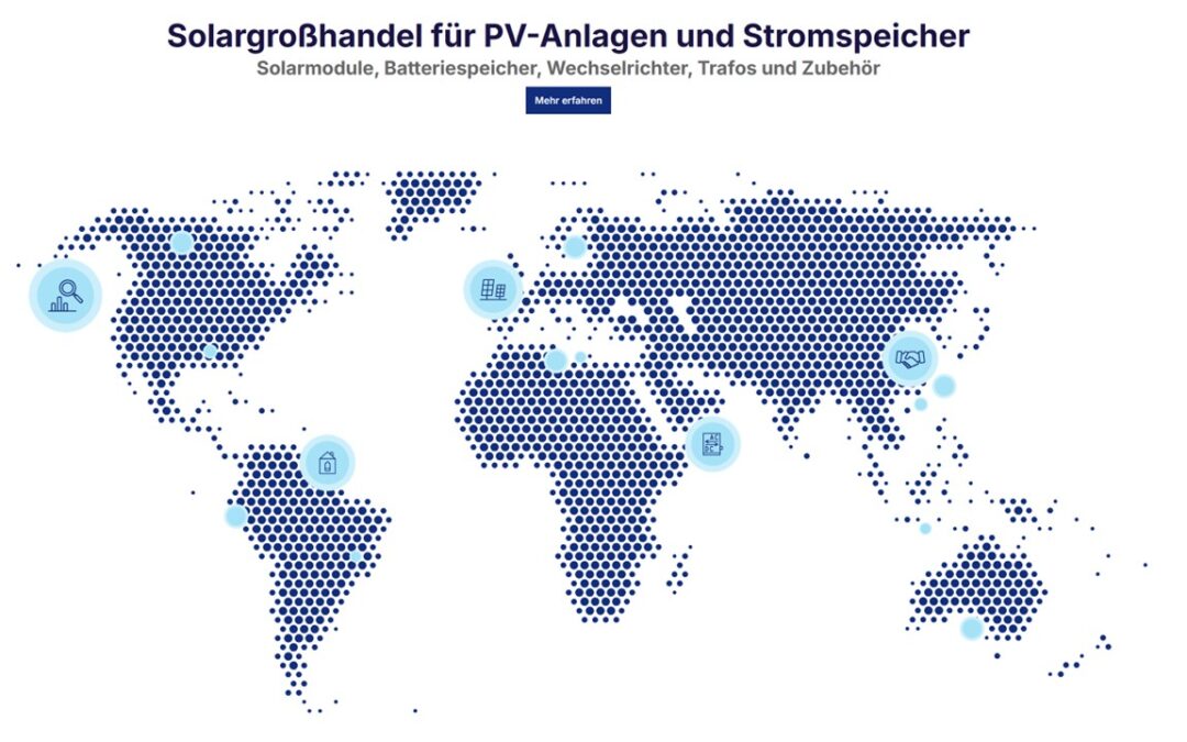 Online Shop für für Solarmodule, Wechselrichter, Batteriespeicher